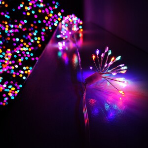 Multi-Function Starburst Battery Operated Christmas Lights