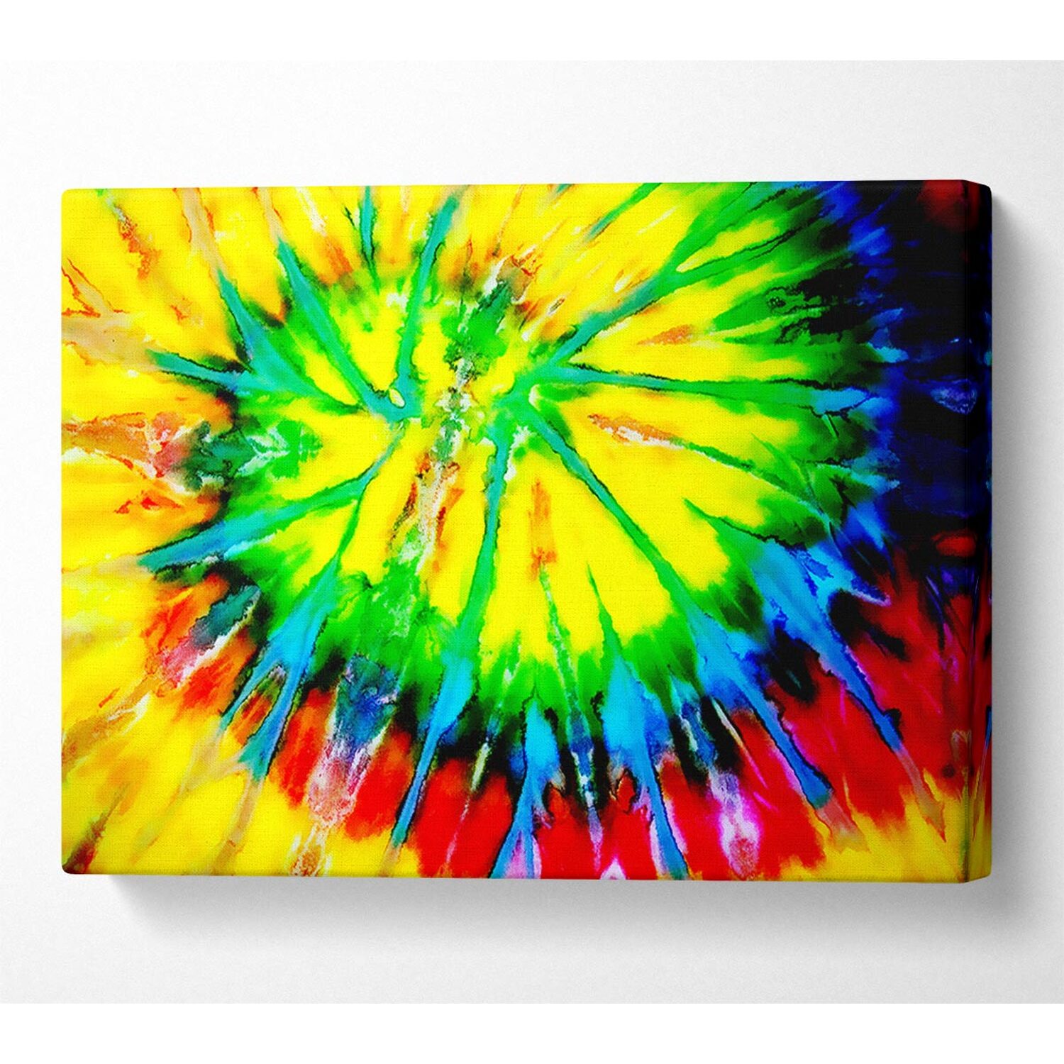 Wallart-Direct - Never Ending Canvas Print Wall Art - Yellow / 101.6cm thumbnail