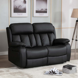 Chester Electric High Back Luxury Bond Grade Leather Recliner 2 Seater Sofa