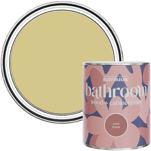 Rust-Oleum Bathroom Wood  Cabinet Paint in Satin Finish - Wasabi 750ml