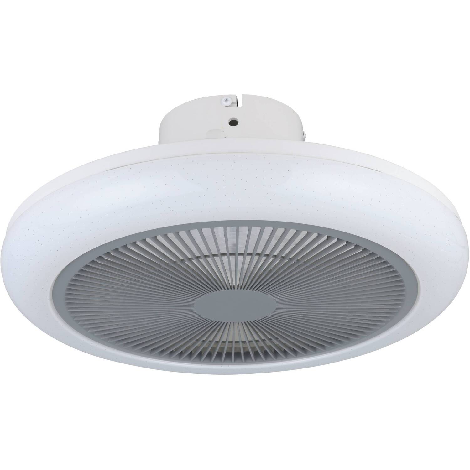 EGLO Kostrena WhiteGrey Ceiling Fan With Light - White, Grey thumbnail