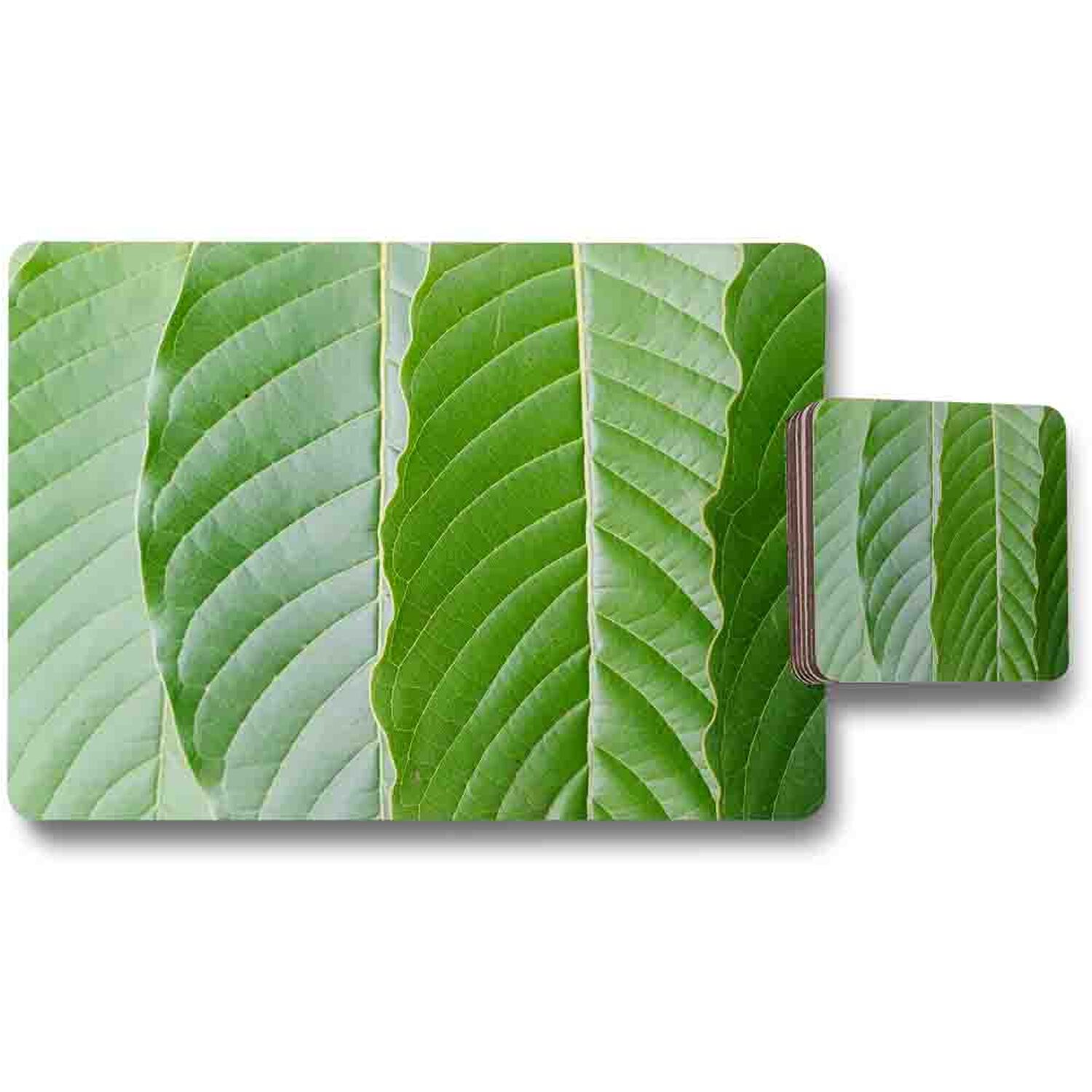 Image of Close Up Of Green Leaves Placemat&hellip;