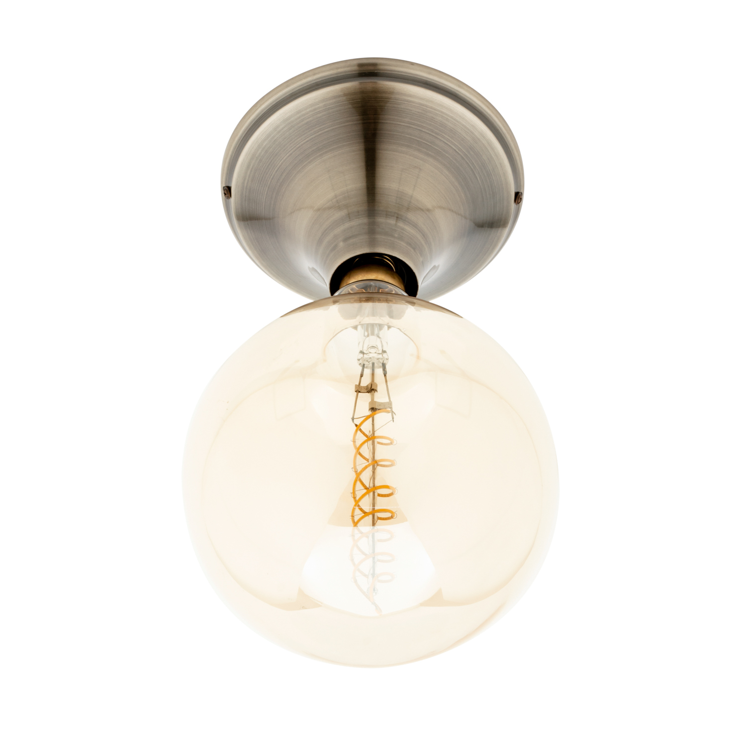 Pack of 2 Rosa 1 Light Flush Ceiling Cap Light