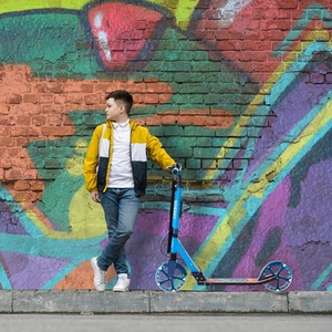 Cityroller Scooter with Led Blue