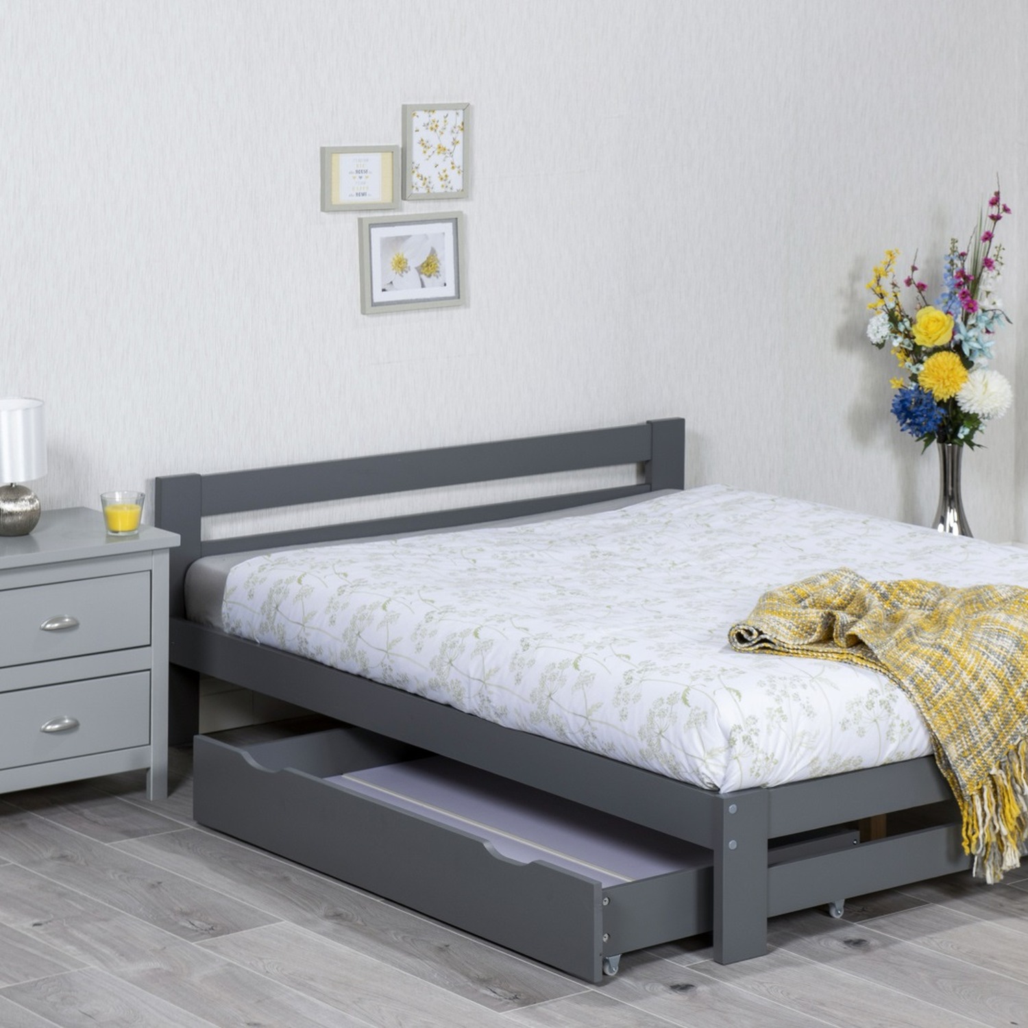 Solid Pine Wood Xiamen Bed Frame