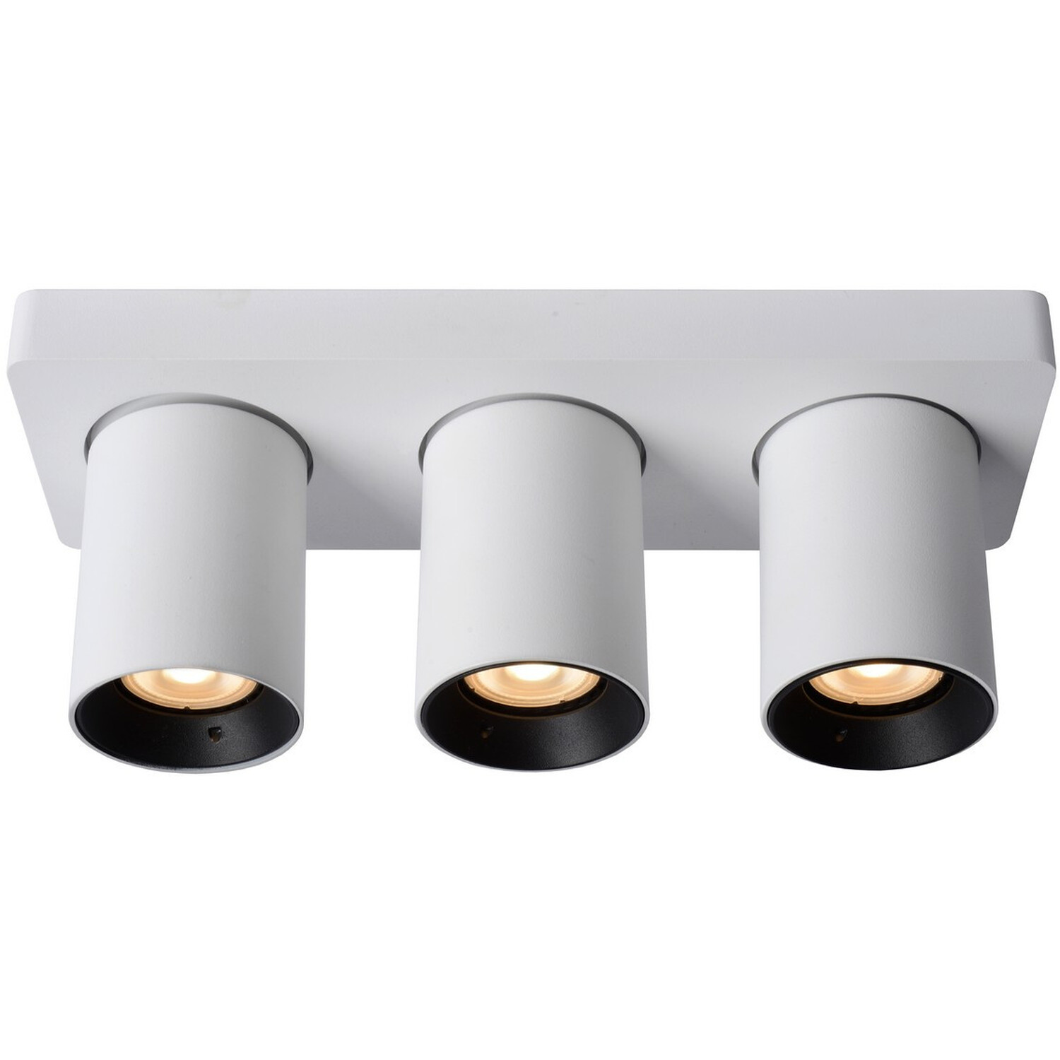 Nigel Modern Triple Ceiling Spotlight White - White thumbnail