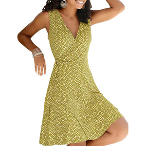 Polka Dot Sleeveless Dress