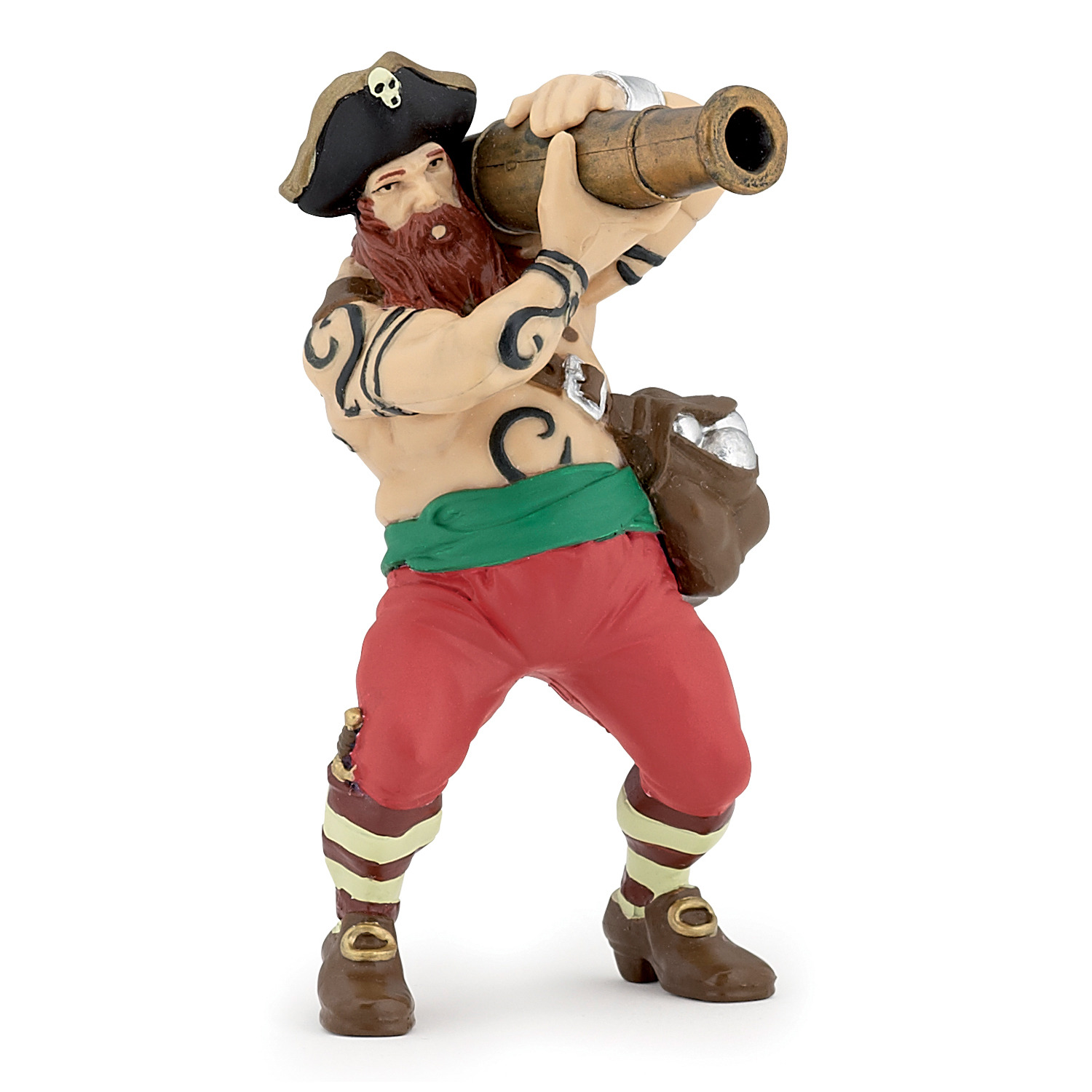 Image of PAPO Pirates and Corsairs Pirate with Cannon Toy Figure - 39439 - Multi-colour