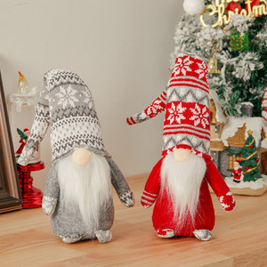 2 Pack Chirstmas Gonks Santa Claus Ornament