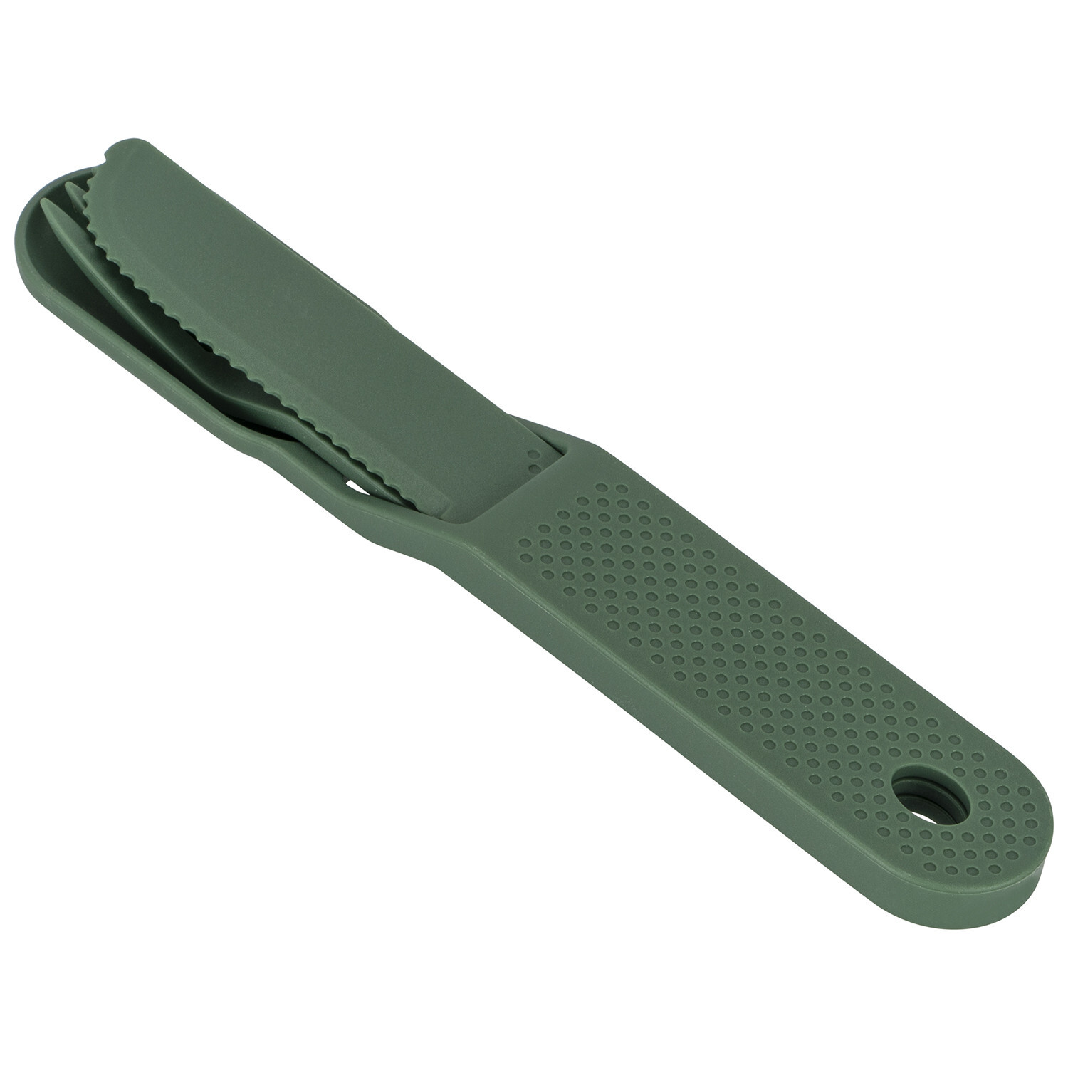 Space Saving Cutlery Set - Green