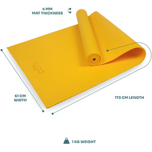Mustard Myga Entry Level Yoga Mat shot 5195611