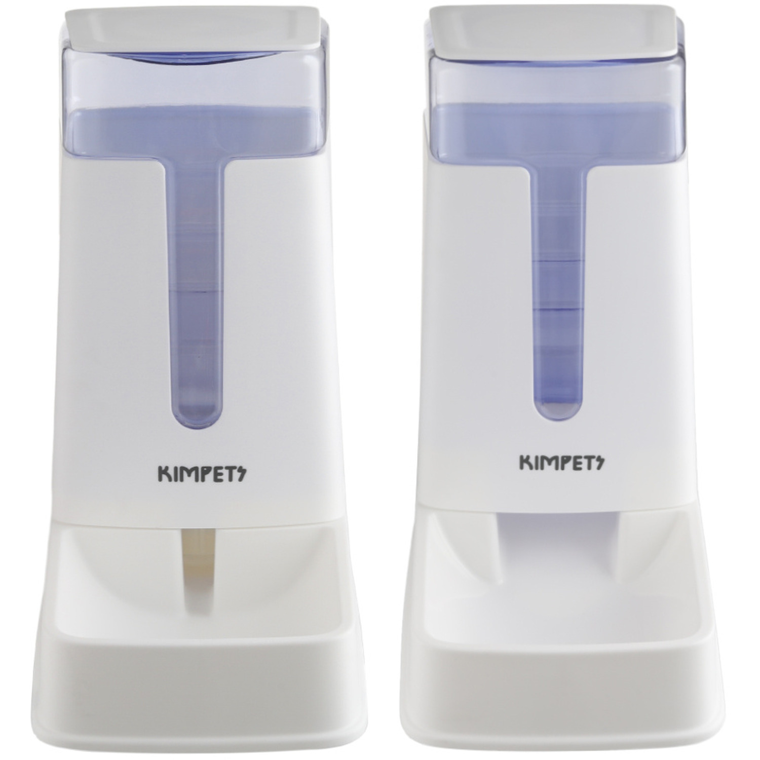 Livingandhome Set Of 2 Automatic Pet Feeder And Water Dispenser Set - White