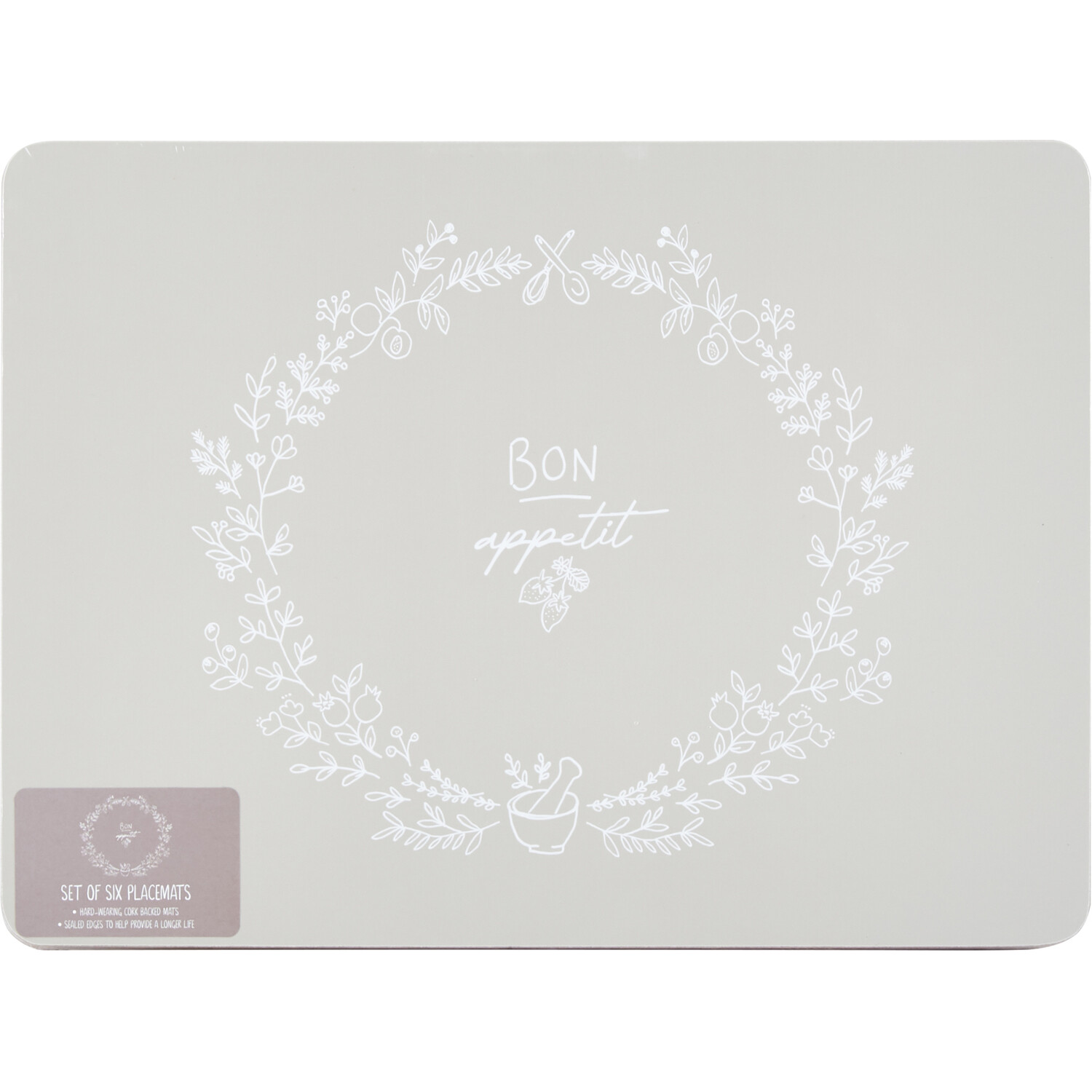 Image of Set of 6 Bon Appetit Placemats&hellip;
