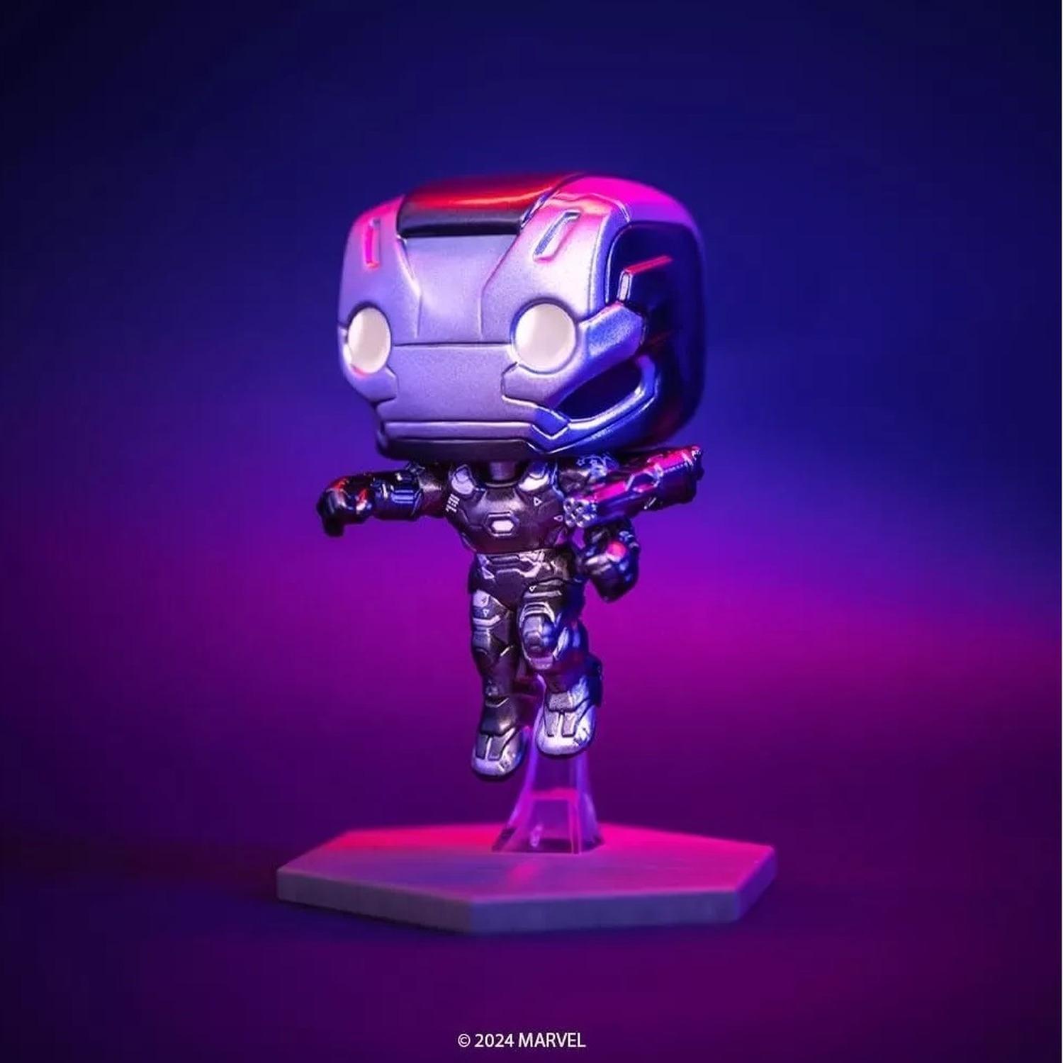 Figurine Funko Pop! Marvel Civil War – War Machine, édition Exclusive, Vinyle 9,5 Cm – Collection à Construire
