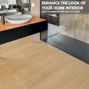 Natural Self-Adhesive Floor Planks Pack of 36 Vinyl Flooring  shot 5717979
