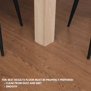 Light Brown Self-Adhesive Floor Planks Pack of 36 Vinyl Flooring  shot 5718313