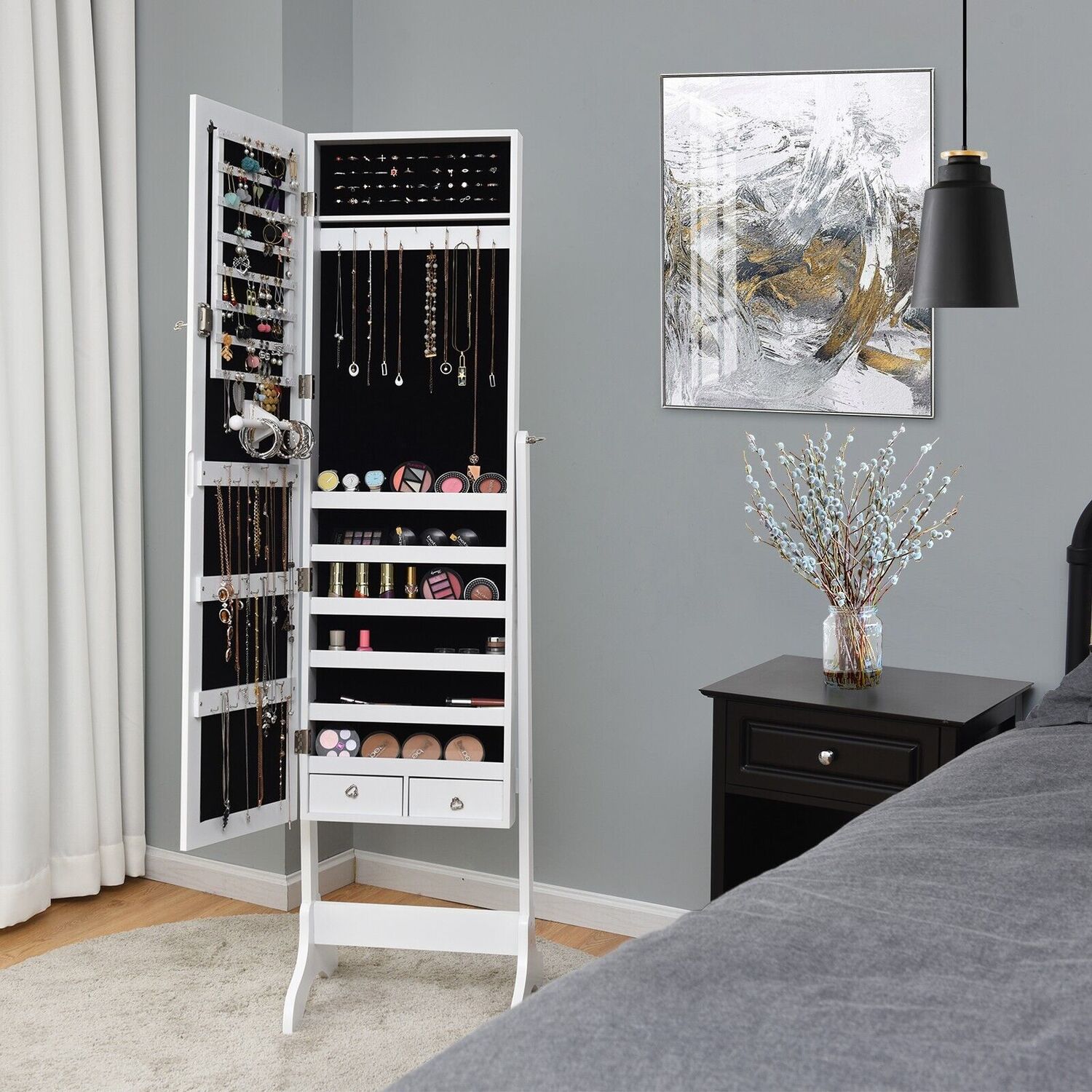 Lockable Jewellery Armoire