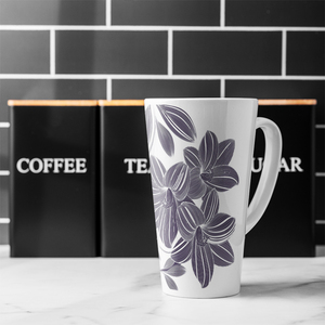 Orchids Latte Mug