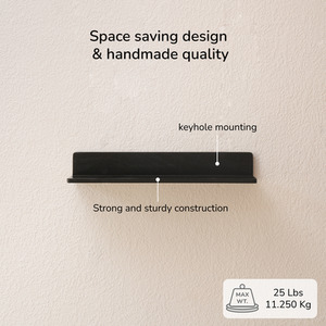 Black / 61cm Yung Wall Mounted Shelves shot 6278566