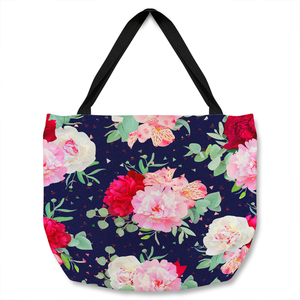 Roses On Navy Tote bag