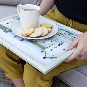 Cornish Harbour Lap Tray 44x34cm