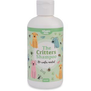 Nilaqua Pets Critters Shampoo, Natural Flea Repellent