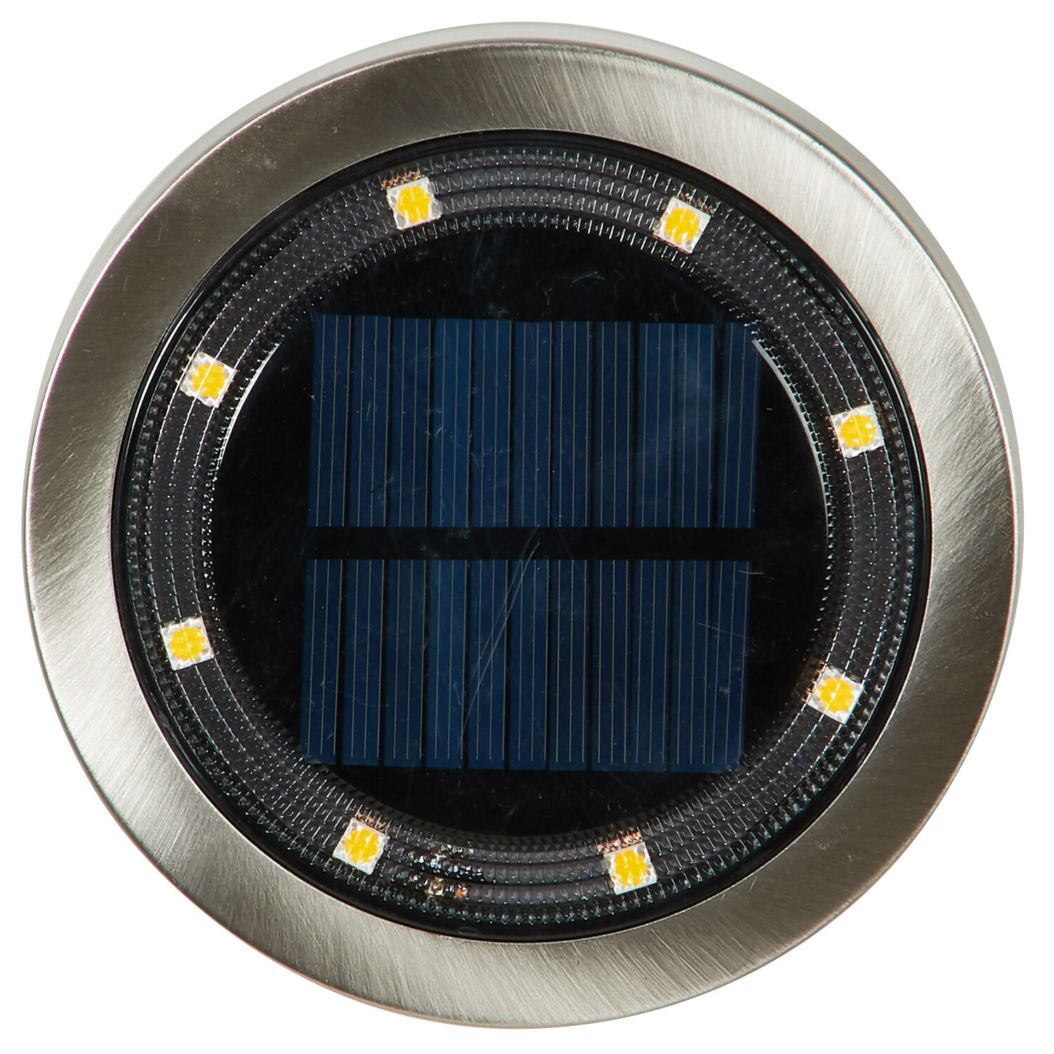 Solar Deck Light - Silver