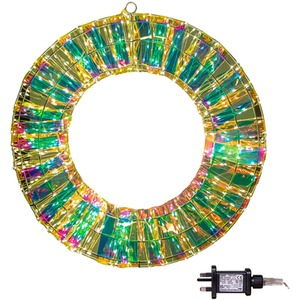 Iridescent Dream Christmas Wreath 600 LEDs