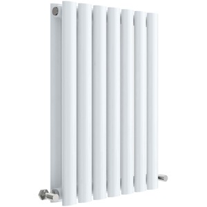Horizontal Double Panel Radiator 1546 BTU Gloss White 600mm x 412mm