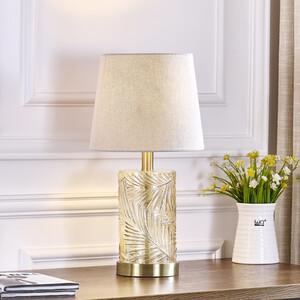 Gold Leaf Table Lamp