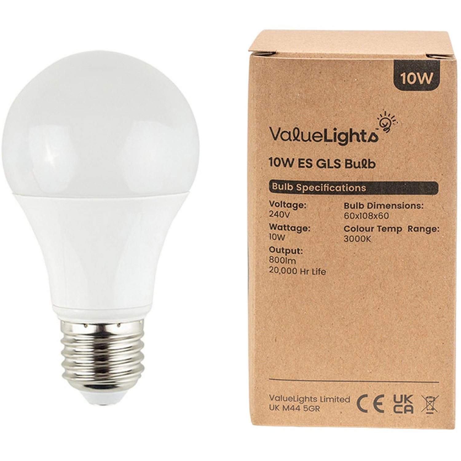 Image of 8 Pack E27 White Thermal Plastic&hellip;