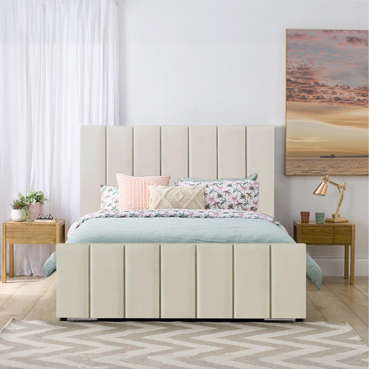Clara Bed Frame - Yellow Small Double