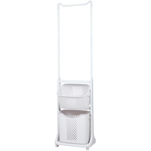 Rolling Laundry Baskets with Drying Rack