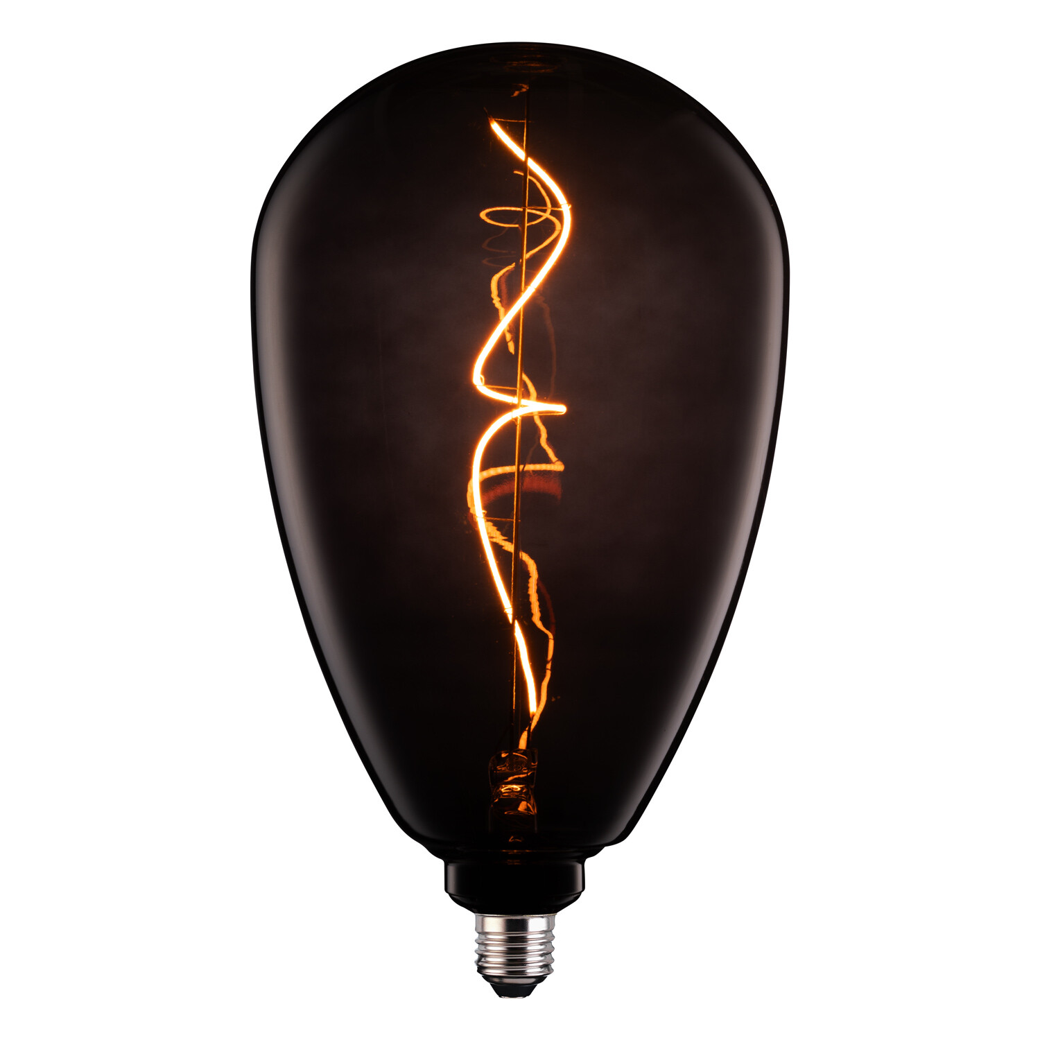 Tcp Black Decorative Filament 50L E27 Bulb - Warm White