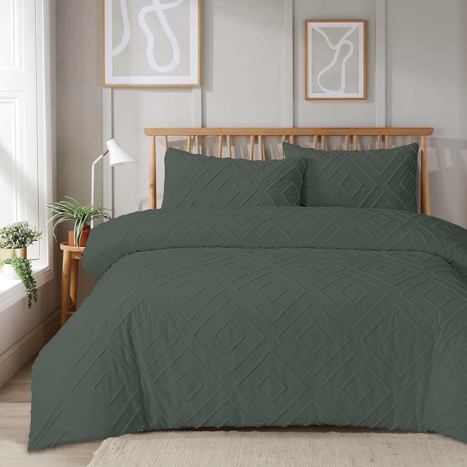 Como Duvet Set - Grey Double