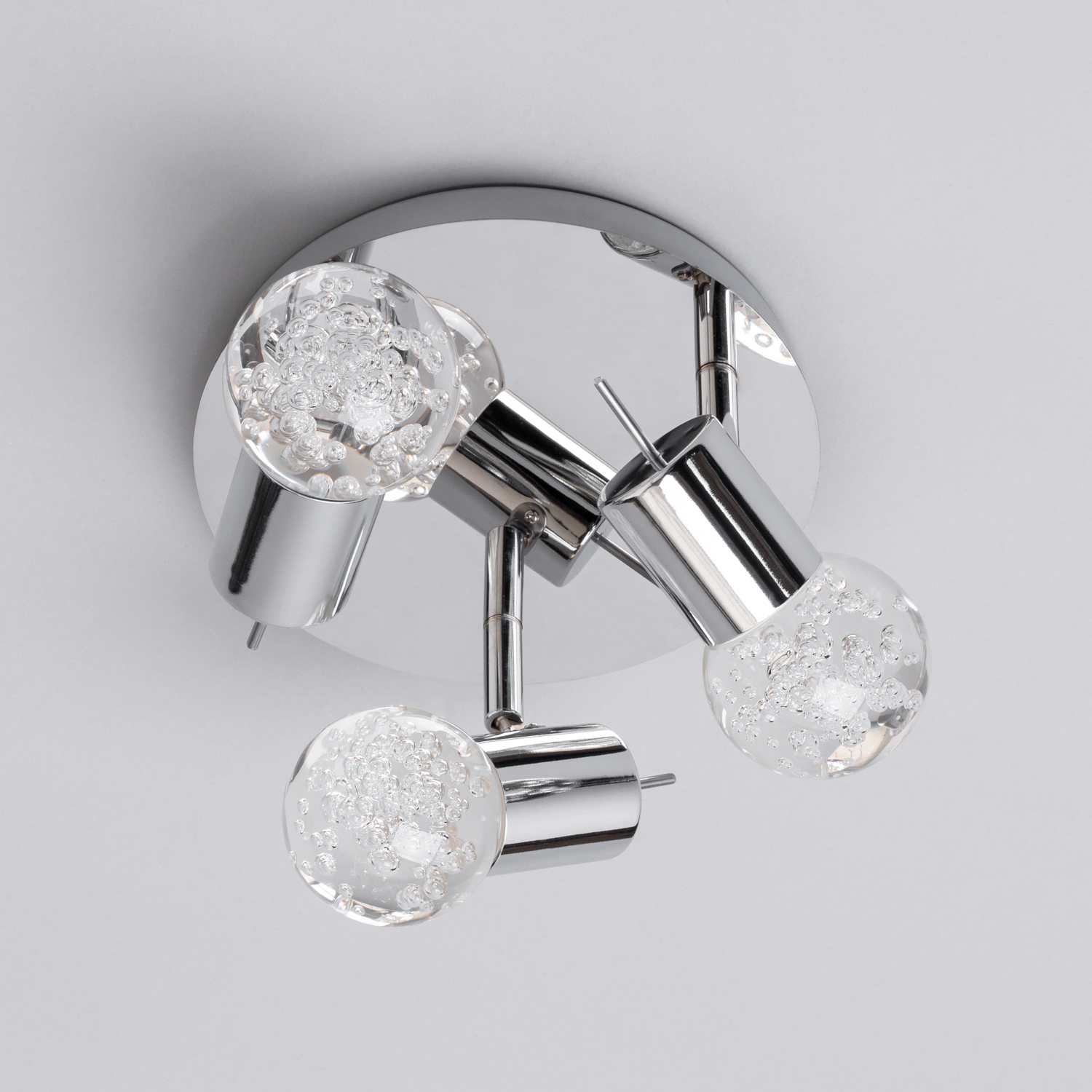 Ayston Adjustable Bubble Led Ceiling Spotlight Plate - Chrome