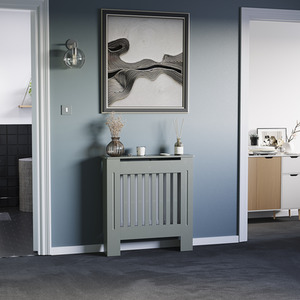 Grey / 78cm Chelsea Radiator Cover shot 8337305
