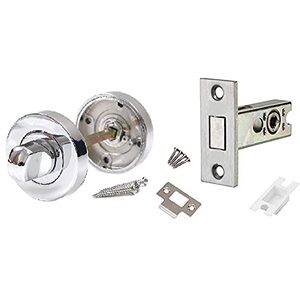 Turn and Release Bathroom Thumb Turn Dead Bolt Polished