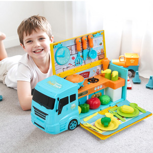 Kidkid 2-in-1 Role Play Pretend Play Food Truck Kitchen