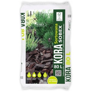 Wood Bark Chunky Chips 20-50mm 80L Mulch Weed Control