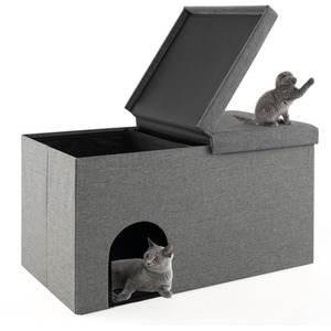 Cat Hidden litter Box Enclosure