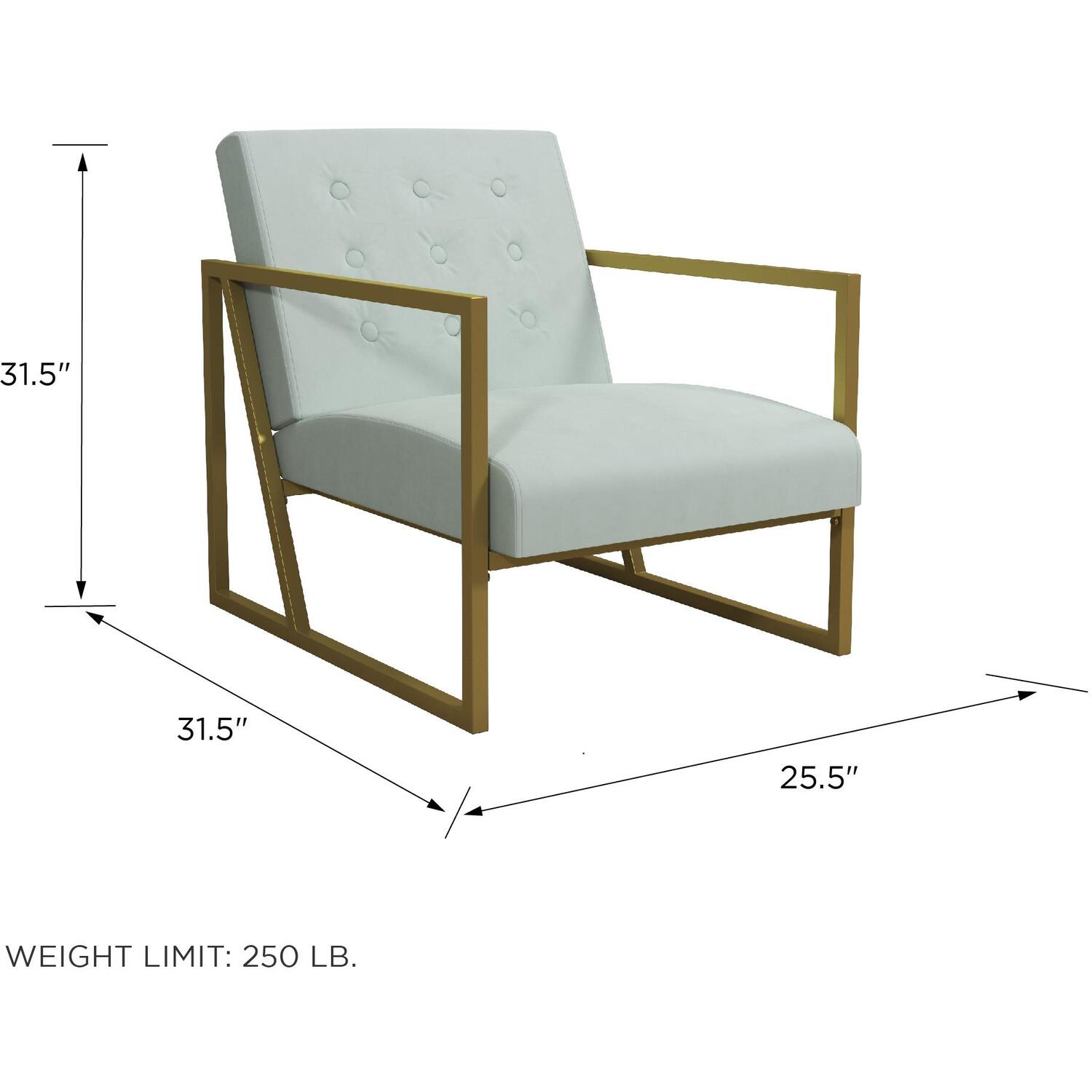 Cl Lexington Modern Accent Chair - Teal