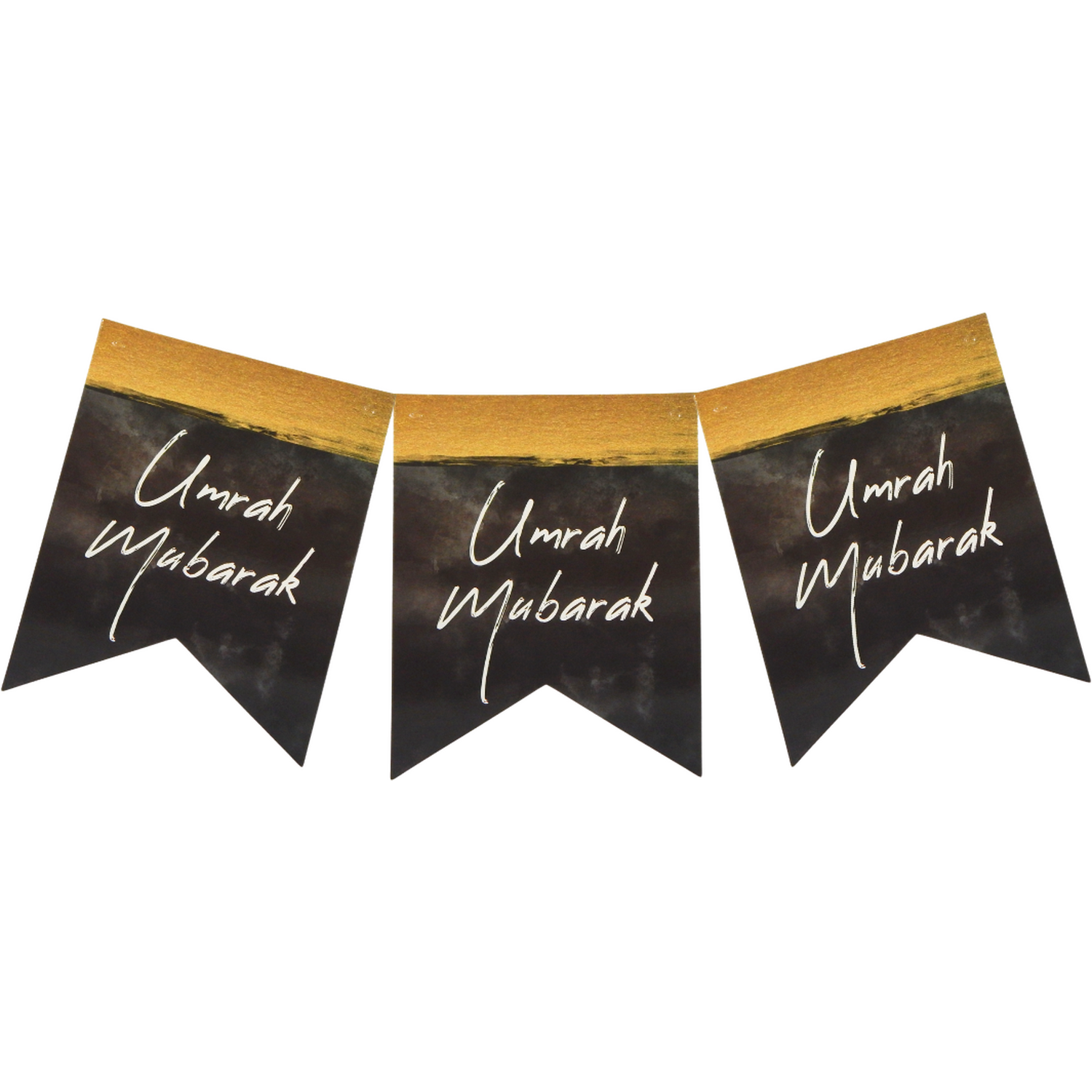 Banner Umrah Mubarak 2 Metri - Forniture Per Pavone Con Nastro Appendere