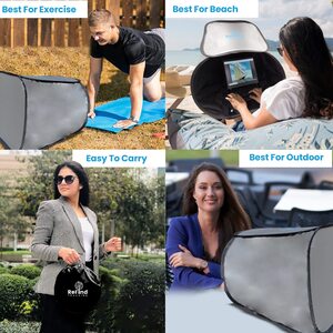 Black Portable Laptop Computer Shade shot 10979988