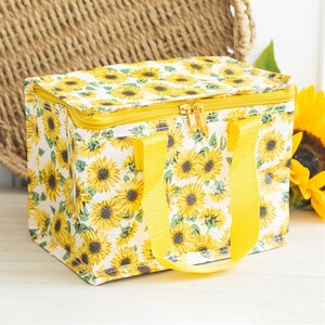 Sunshine Floral Insulated Lunch Bag