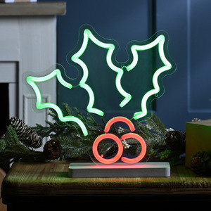 Holly and Berries Neon Flex