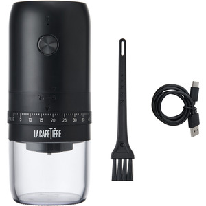 La Cafetire Electric Ceramic Burr Coffee Grinder