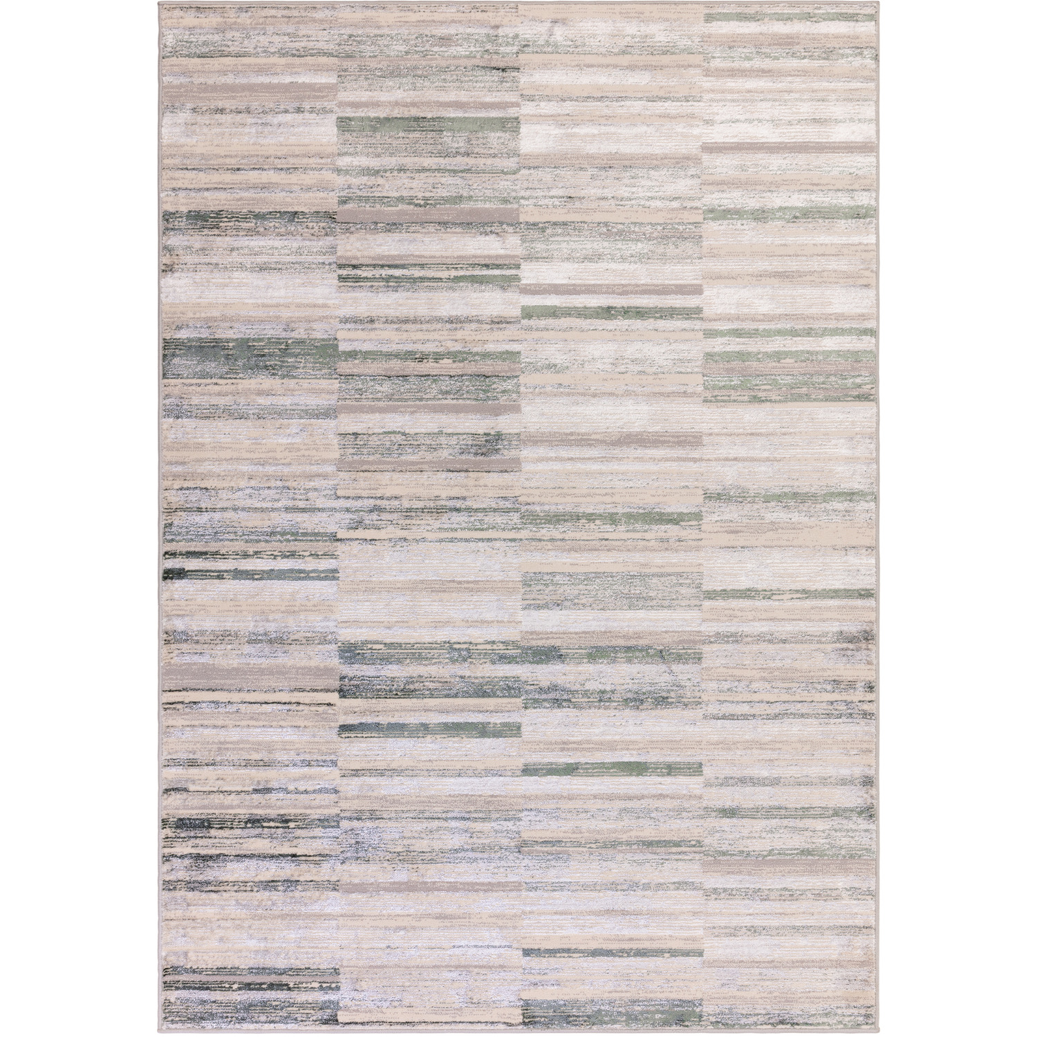 Smart Ritz Rugs Ritz Metallic Stripe Green Living Area Rug