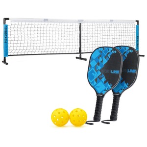 2 Player Pickleball Bat, Ball and Net Set