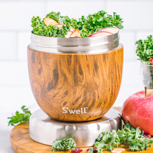 Swell Teakwood Eats 2-in-1 Food Bowl
